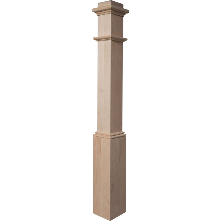 991PL | Box Newel | Plain Face | 56" x 6¼"