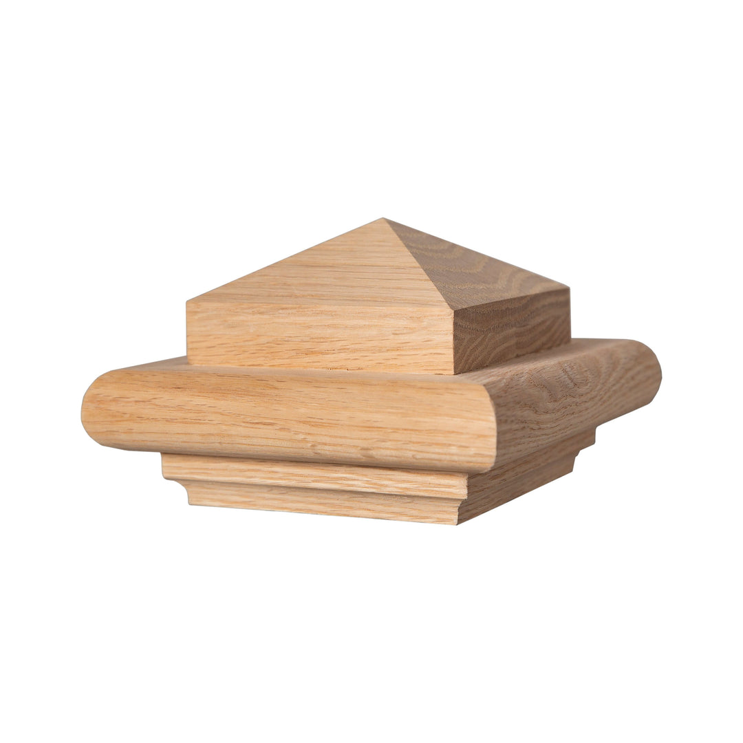 B300 | Box Newel Cap | "B" Style Pyramid Top | Fits 3" Post