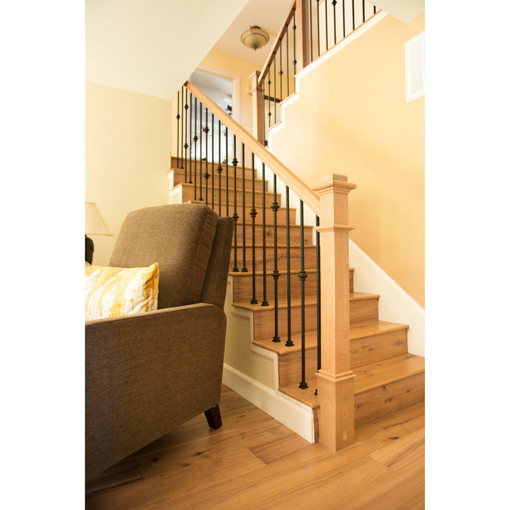 T61 | Iron Baluster | Square | Double Knuckle | 1/2"