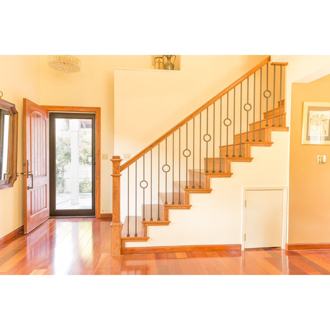 T72 | Iron Baluster | Single Circle | 1/2" x 44"