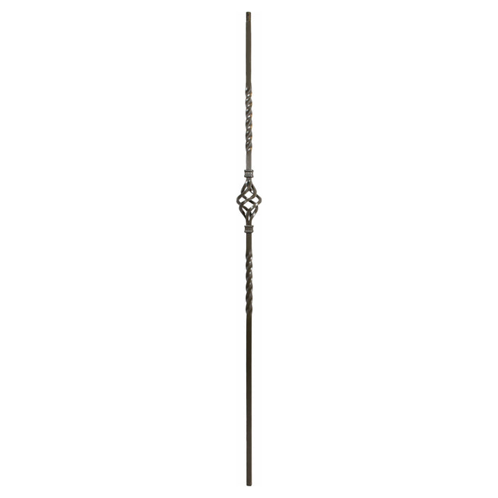 T04 | Iron Baluster | Single Basket | 1/2" x 44"