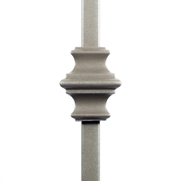T61 | Iron Baluster | Square | Double Knuckle | 1/2"
