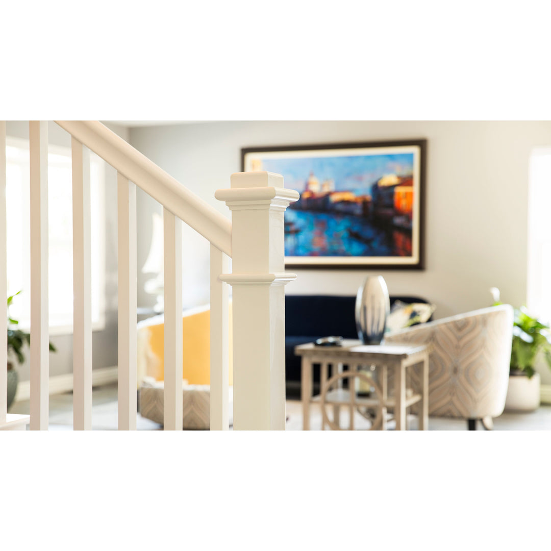 A350 | Box Newel Cap | "A" Style Flat Top | Fits 3 1/2" Post